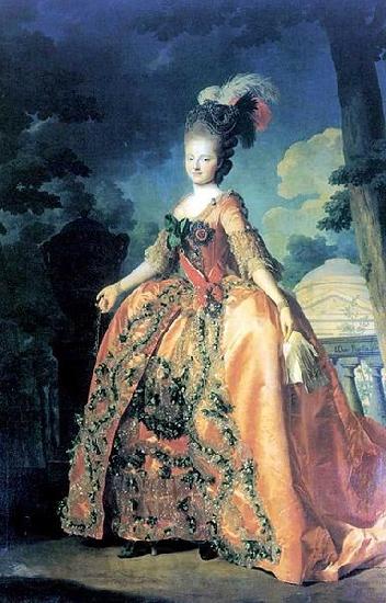 Alexander Roslin Portrait of Grand Duchess Maria Fiodorovna at the age of 18 Spain oil painting art